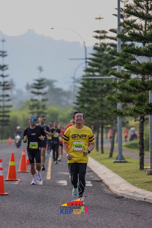 Race photo from CISANGKAN KBP CITY RUN 2025