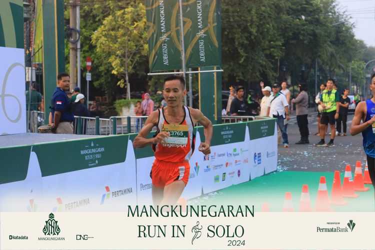 Race photo from Mangkunegaran Run 2024