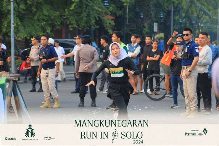 Race photo from Mangkunegaran Run 2024