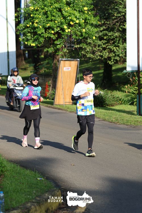 Race photo from Taman Budaya x BOGORUN 2025