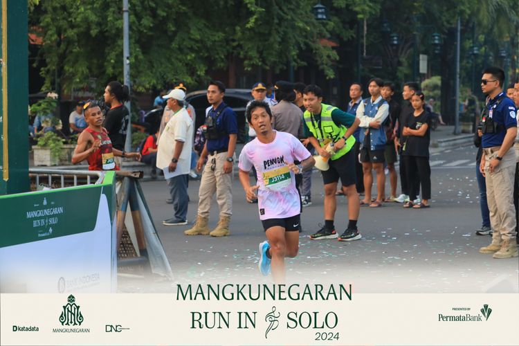 Race photo from Mangkunegaran Run 2024