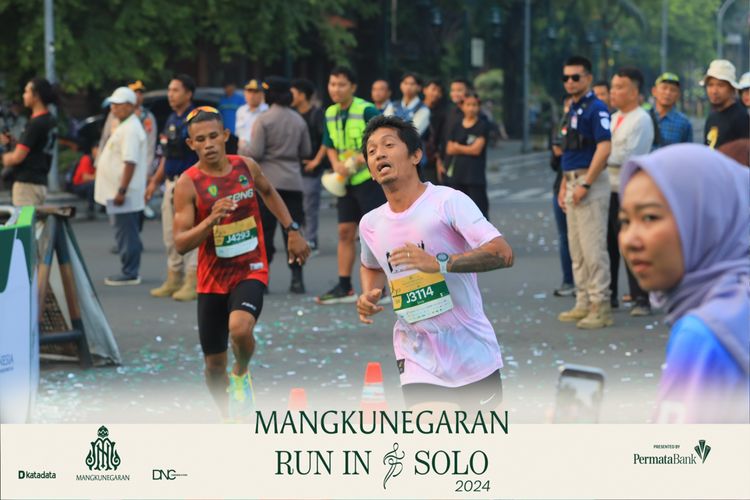 Race photo from Mangkunegaran Run 2024