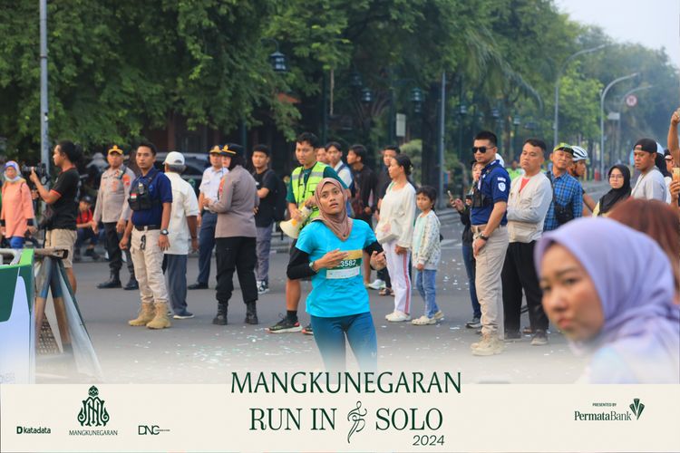 Race photo from Mangkunegaran Run 2024