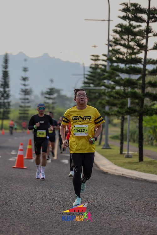 Race photo from CISANGKAN KBP CITY RUN 2025