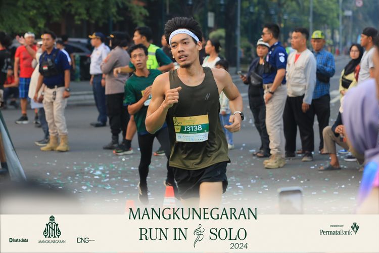 Race photo from Mangkunegaran Run 2024