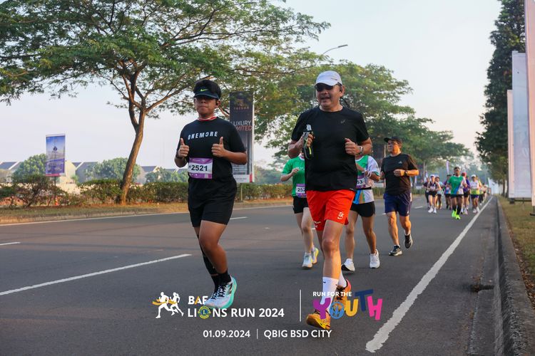 Race photo from BAF LIONS RUN 2024