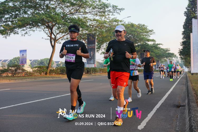 Race photo from BAF LIONS RUN 2024