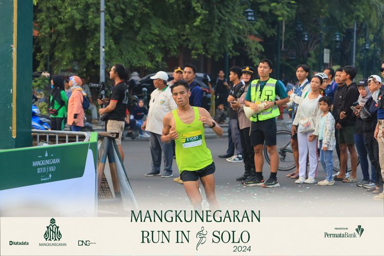 Race photo from Mangkunegaran Run 2024