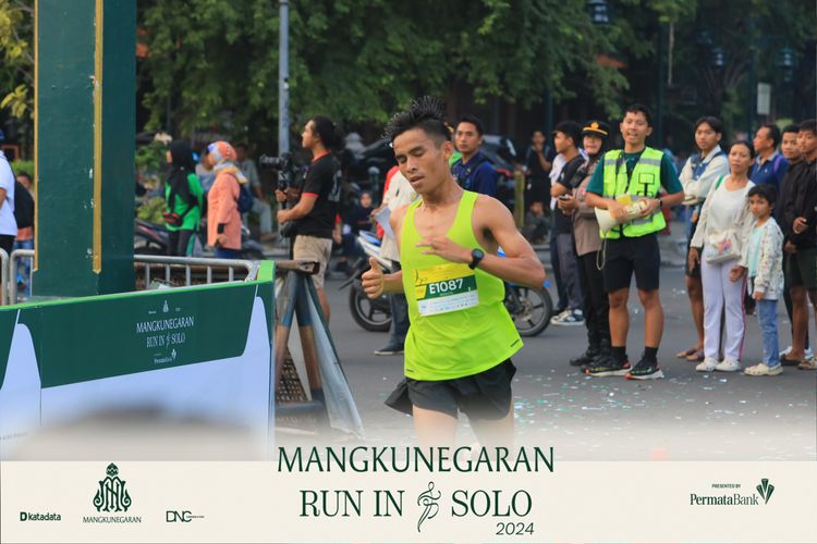 Race photo from Mangkunegaran Run 2024