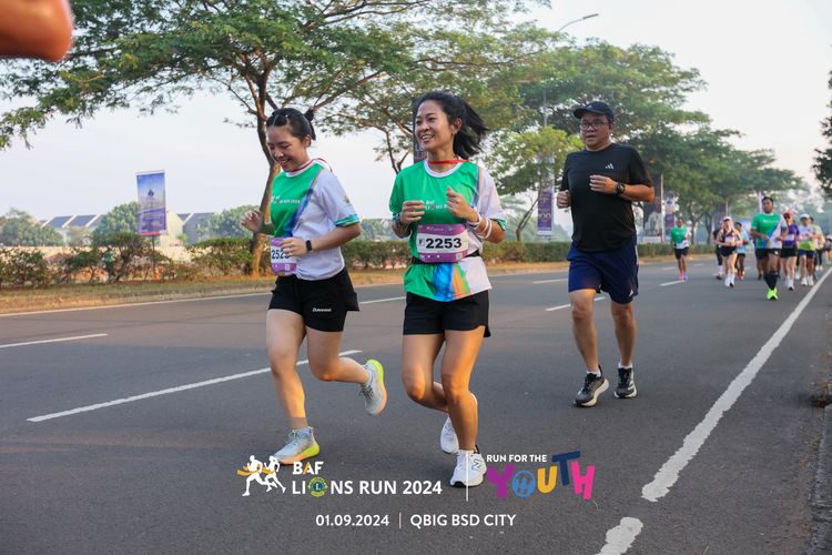 Race photo from BAF LIONS RUN 2024