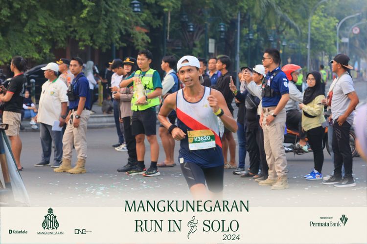 Race photo from Mangkunegaran Run 2024