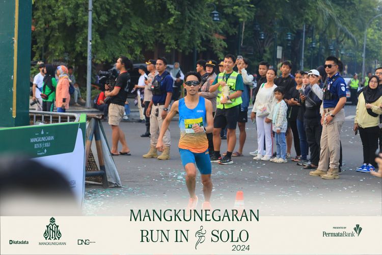 Race photo from Mangkunegaran Run 2024