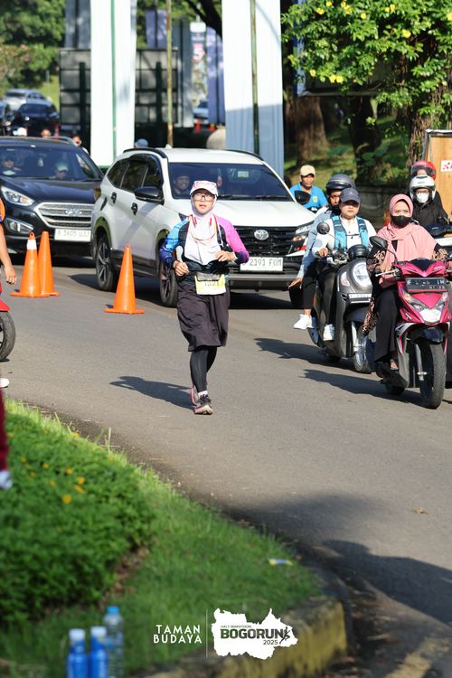 Race photo from Taman Budaya x BOGORUN 2025