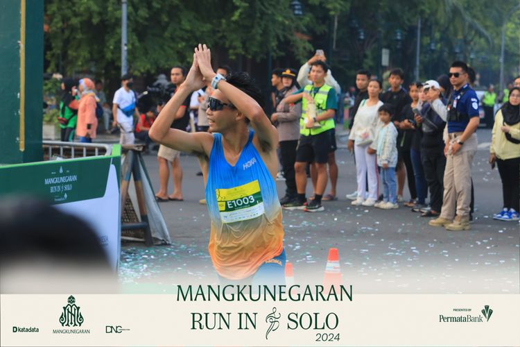 Race photo from Mangkunegaran Run 2024