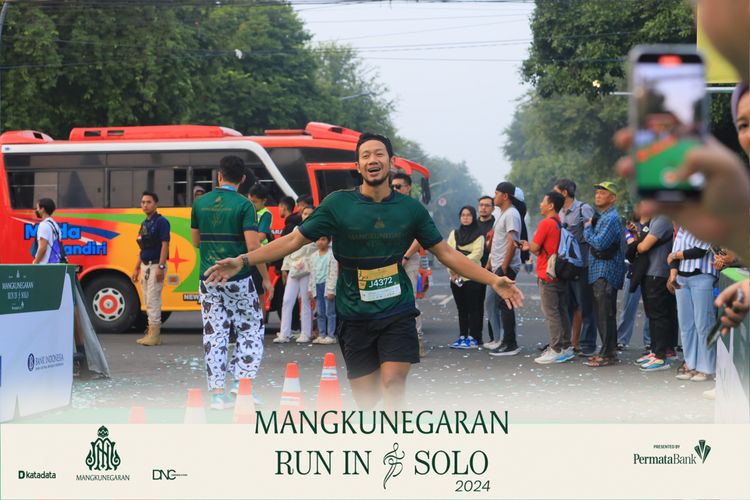 Race photo from Mangkunegaran Run 2024