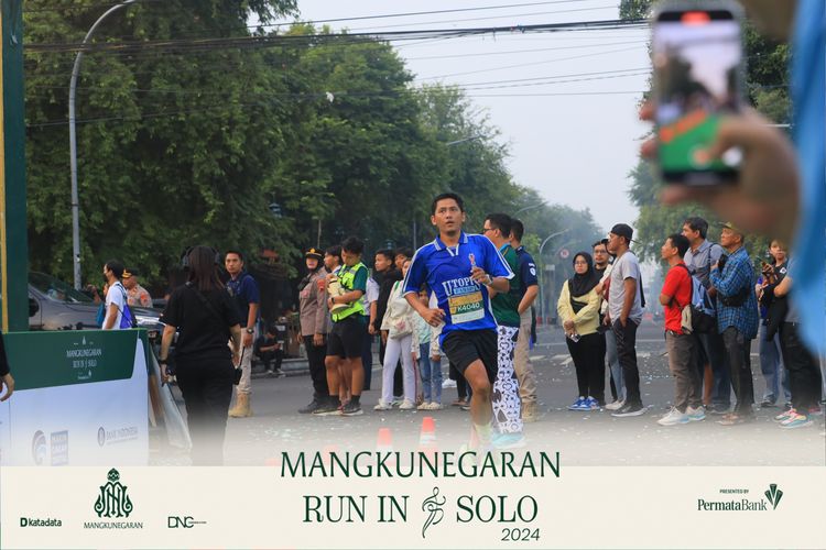Race photo from Mangkunegaran Run 2024