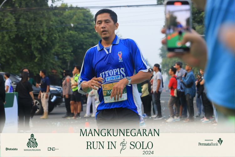Race photo from Mangkunegaran Run 2024