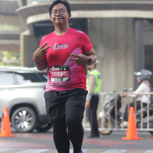 Race photo from SMARTFREN RUN 2026