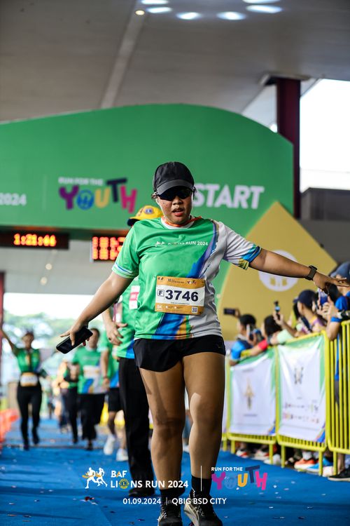 Race photo from BAF LIONS RUN 2024
