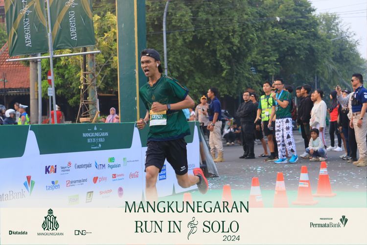 Race photo from Mangkunegaran Run 2024