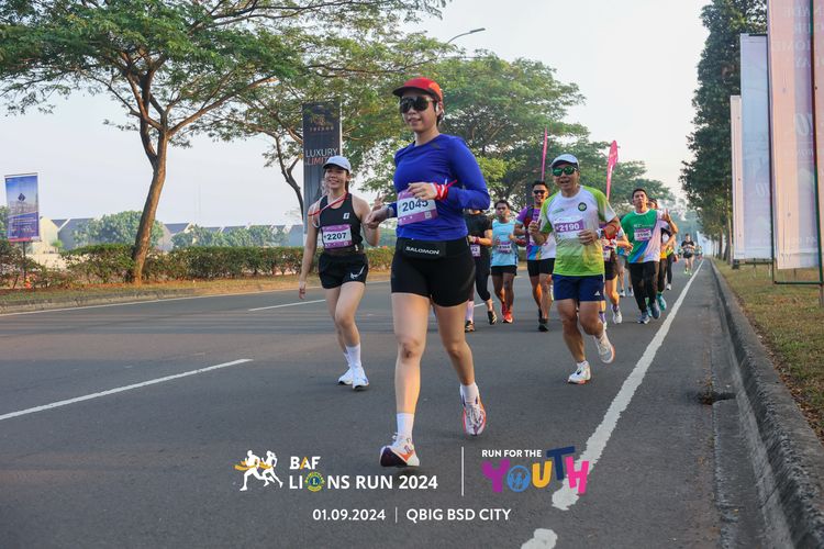 Race photo from BAF LIONS RUN 2024