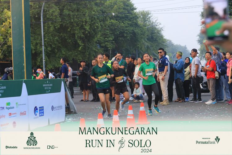 Race photo from Mangkunegaran Run 2024