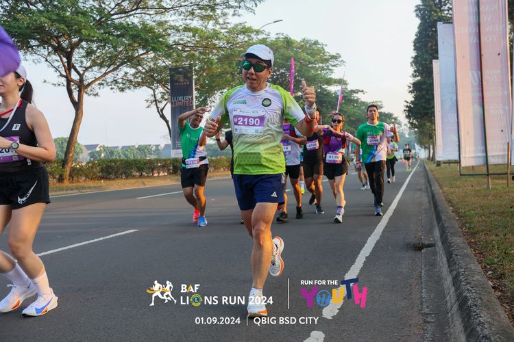 Race photo from BAF LIONS RUN 2024
