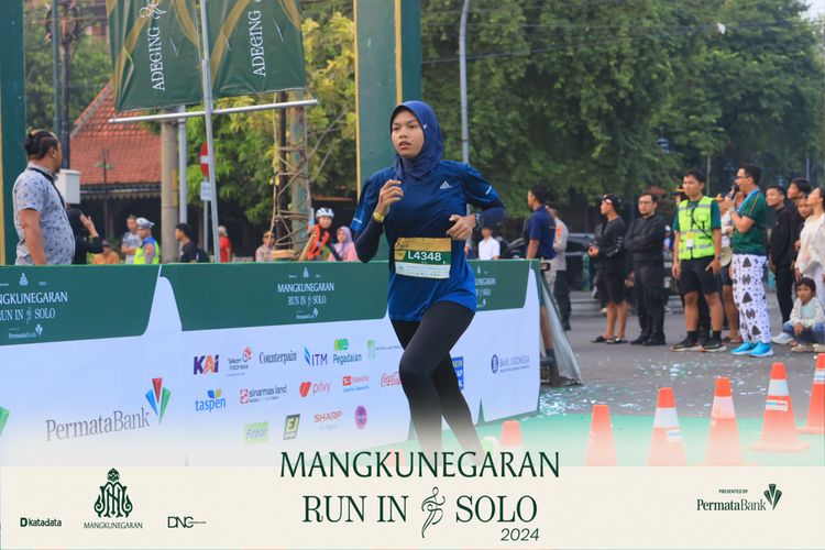 Race photo from Mangkunegaran Run 2024