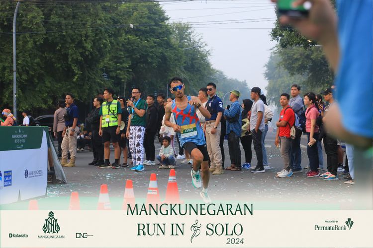 Race photo from Mangkunegaran Run 2024