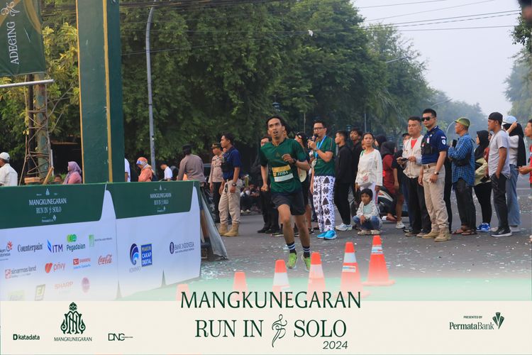 Race photo from Mangkunegaran Run 2024