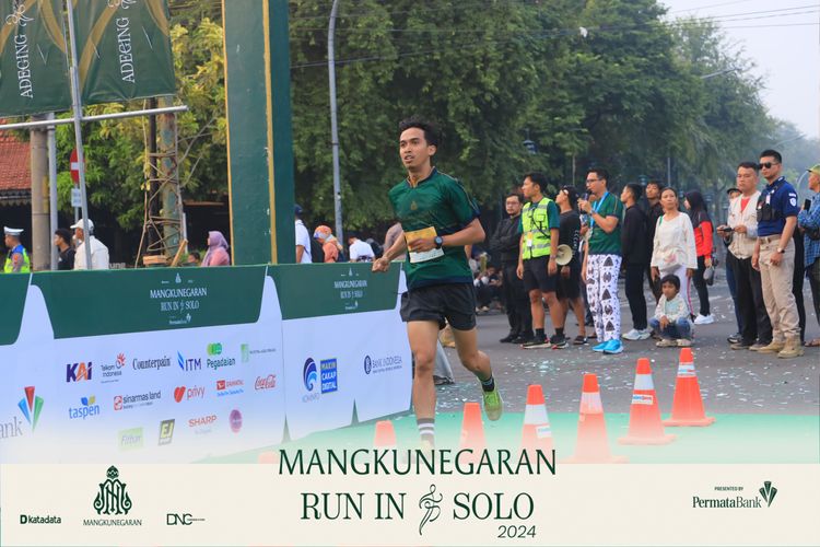 Race photo from Mangkunegaran Run 2024