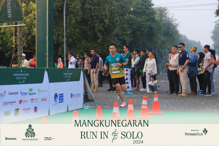 Race photo from Mangkunegaran Run 2024