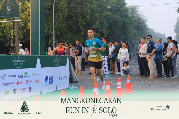 Race photo from Mangkunegaran Run 2024