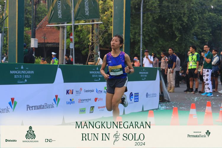 Race photo from Mangkunegaran Run 2024