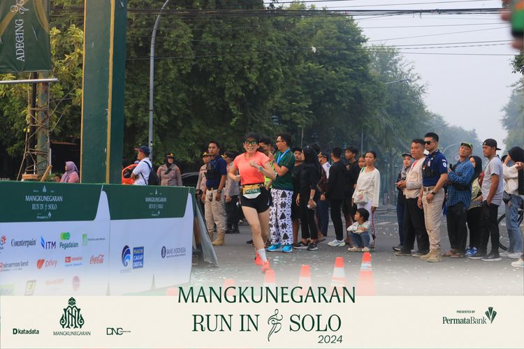 Race photo from Mangkunegaran Run 2024