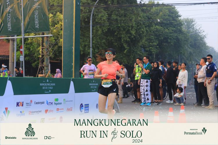 Race photo from Mangkunegaran Run 2024