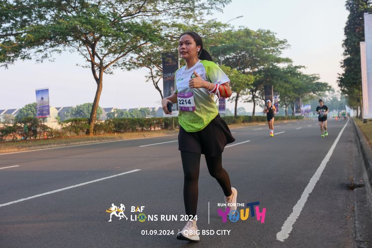Race photo from BAF LIONS RUN 2024