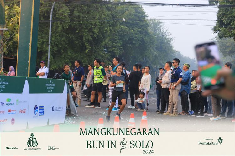 Race photo from Mangkunegaran Run 2024