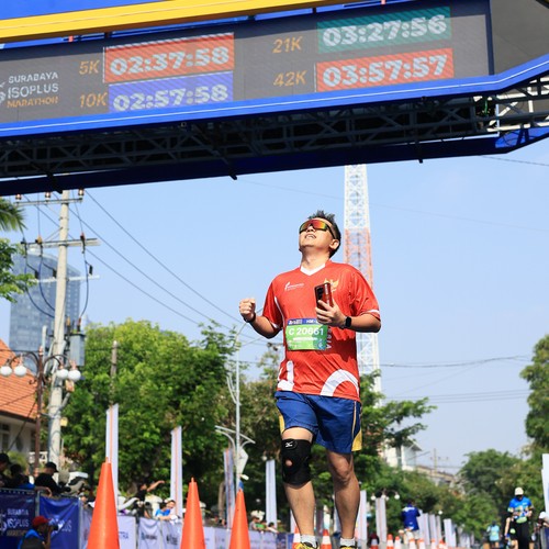 Race photo from SURABAYA ISOPLUS MARATHON 2026