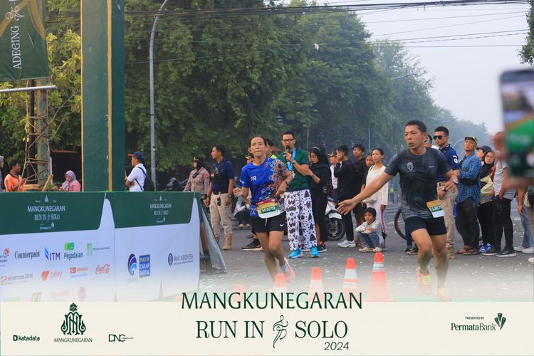 Race photo from Mangkunegaran Run 2024