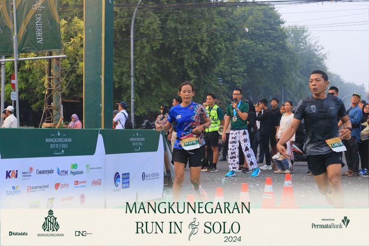 Race photo from Mangkunegaran Run 2024