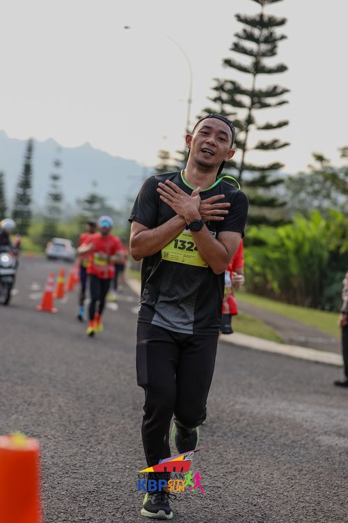 Race photo from CISANGKAN KBP CITY RUN 2025