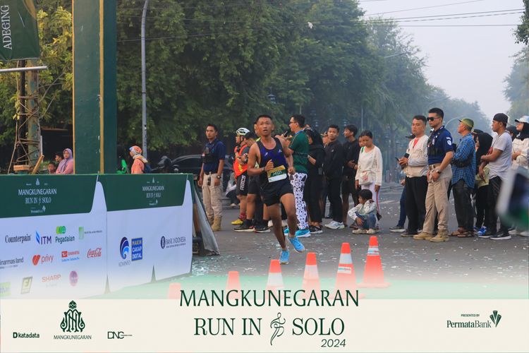 Race photo from Mangkunegaran Run 2024