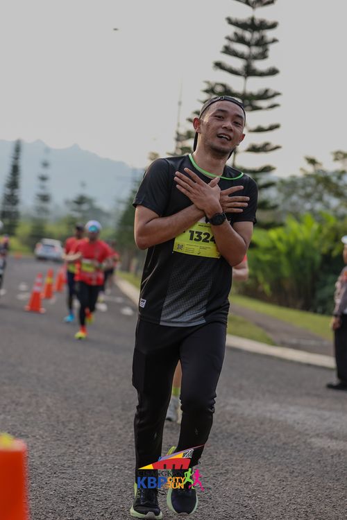 Race photo from CISANGKAN KBP CITY RUN 2025