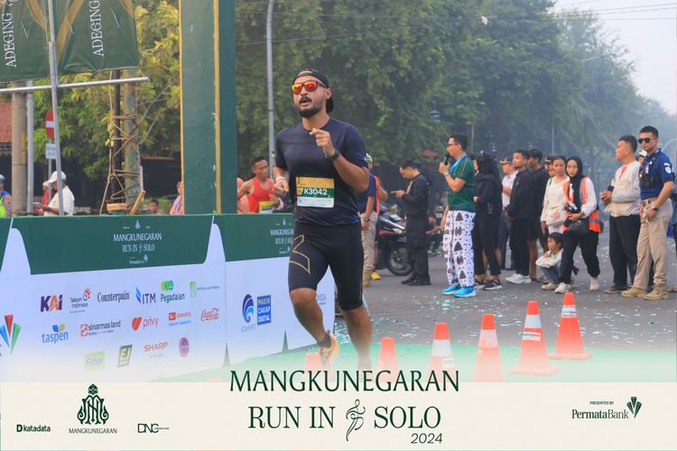 Race photo from Mangkunegaran Run 2024