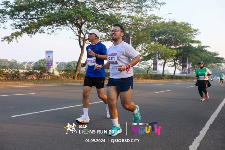 Race photo from BAF LIONS RUN 2024