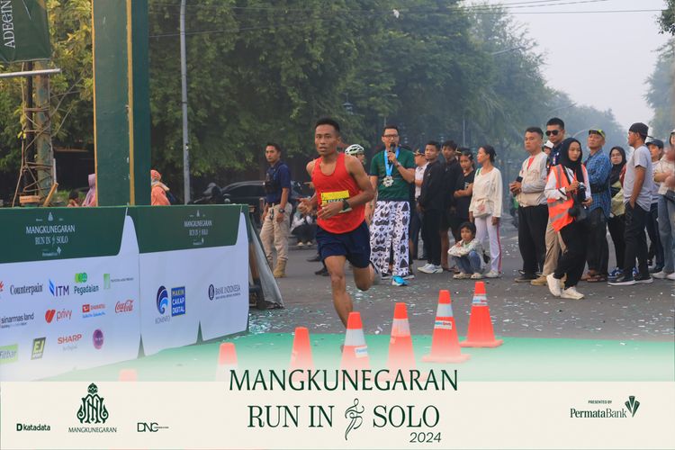 Race photo from Mangkunegaran Run 2024