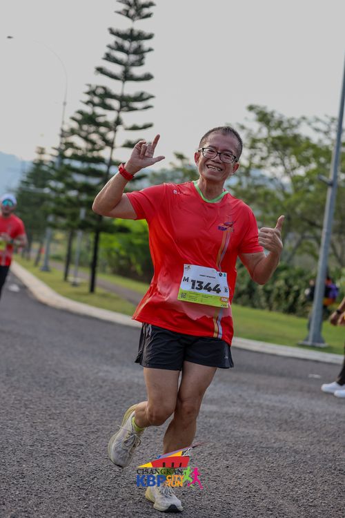 Race photo from CISANGKAN KBP CITY RUN 2025