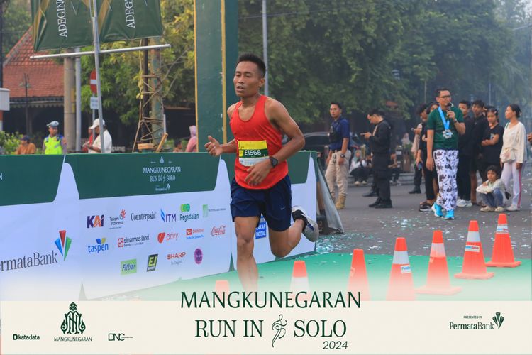 Race photo from Mangkunegaran Run 2024
