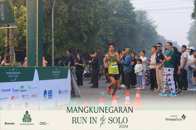Race photo from Mangkunegaran Run 2024